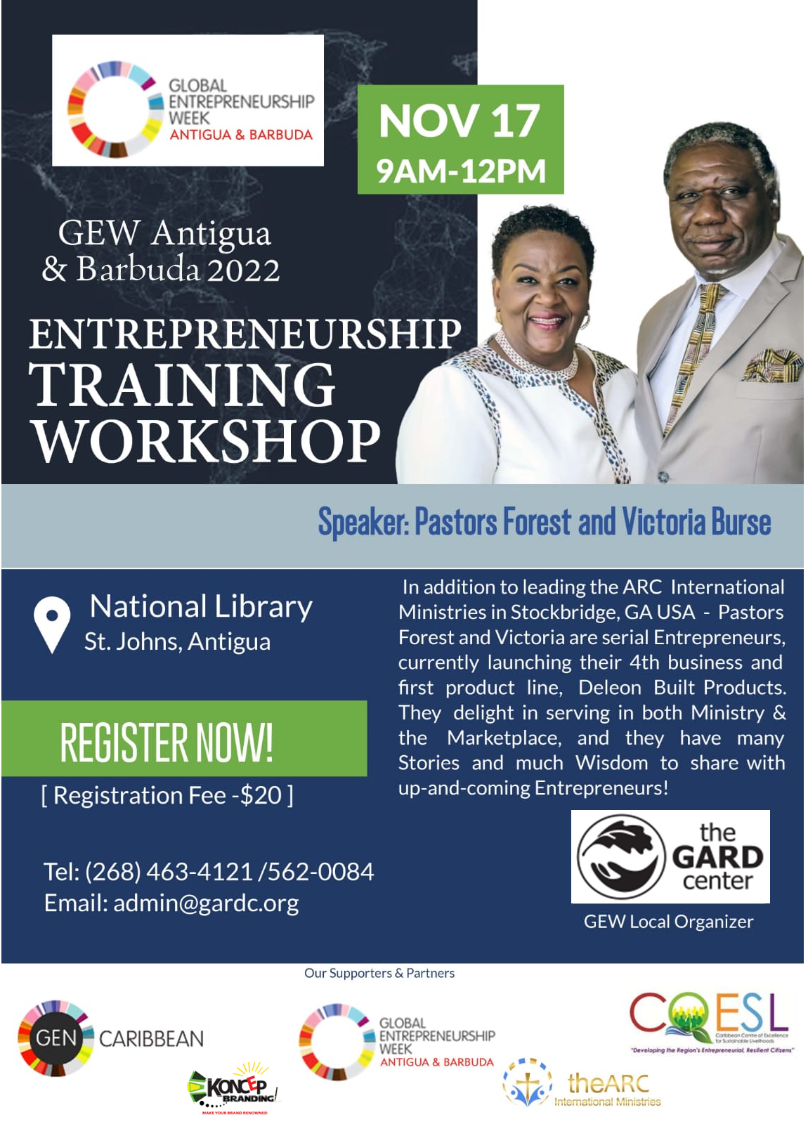 Global Entrepreneurship Week Antigua & Barbuda 2022 – GARD Center